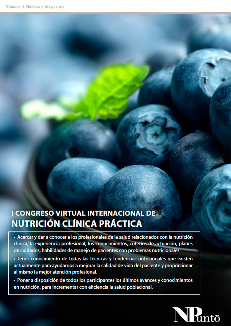 Portada de I Congreso Internacional Virtual de Nutrición Clínica Práctica